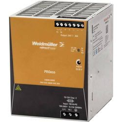 Weidmüller PRO ECO 480W 24V 20A Hutschienen-Netzteil (DIN-Rail) 24 V/DC 20 A 480 W Anzahl Ausgänge:1 x Inhalt 1 St.