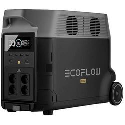 ECOFLOW Delta Pro Powerstation LiFe Schwarz mit Laderegler