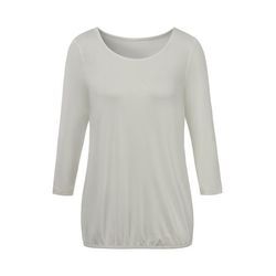 VIVANCE 3/4-Arm-Shirt beige Gr. 32/34 für Damen. Mit Rundhals. Nachhaltig.