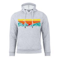 Cotton Prime® Kapuzensweatshirt mit Bergen - Lets Hiking