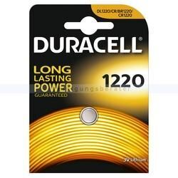 Batterien Duracell Knopfzelle DL/BR/CR 1220 1 Stück im Blister, 3 V Lithium, Kapazität 35 mAh