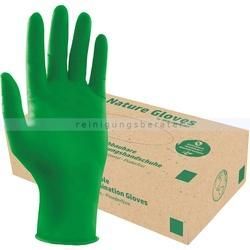Nature Glove Ampri Nitrilhandschuhe biologisch grün L 100er Gr. 9, biologisch abbaubar, puderfrei, unsteril, 100er Box
