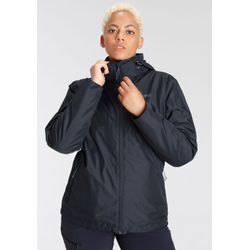 3-in-1-Funktionsjacke, schwarz, Gr.52