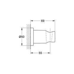 Grohe Rainshower Handbrausehalter supersteel 27074DC0 27074DC0