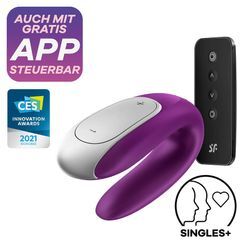 Satisfyer Double Fun Connect App, 9,5 cm, mit Fernbedienung