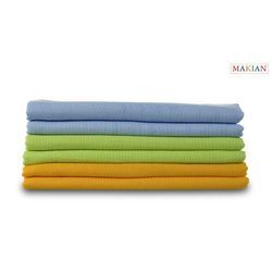 MAKIAN Moltonwindeln, 6er Set, bunt, unisex, 80x80cm