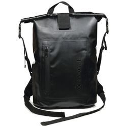 LA VAGUE STOCKHOLM wasserfester Rucksack 17 L Schwarzes Logo