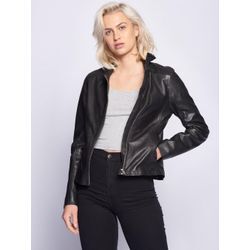 Maze Lederjacke Damen, schwarz