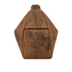 BAGAN Rucksack Damen Leder, braun