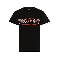 The Kooples T-Shirt Damen Baumwolle, schwarz