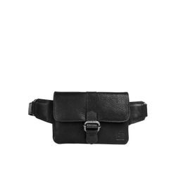 Bodenschatz Gürteltasche Damen Leder, schwarz