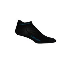 Icebreaker Merino Run+ Ultralight Socken Micro - Frau - Black/arctic Teal - Größe S