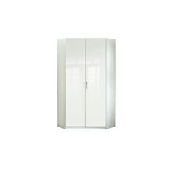 Eckschrank Clack - weiß - 95 cm - 198 cm - 95 cm - Sconto