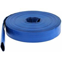 Flachschlauch pvc -Betriebsdruck 2 bar - blau - Innen- Durch. 51 mm (2 Zoll) - Länge 10 m