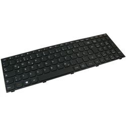 Trade-shop - Original qwertz Tastatur Deutsch mit Hintergrundbeleuchtung und Rahmen Schwarz für Lenovo Ideapad B41-35 B50 B50-30 B50-45 B50-70 B50-80