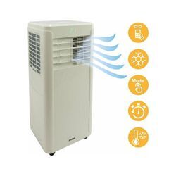 Mobile Klimaanlage 4-in-1 - 14.000 btu - 33x33.5x81 cm - Klimagerät mit fensterabdichtung - Weiß - Maxxhome