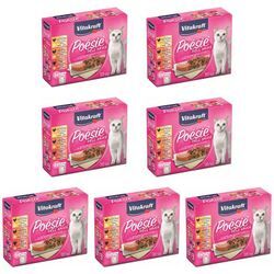 Katzenfutter Poesie DeliSauce, Multipack Fleisch - 7x 6 Beutel - Vitakraft