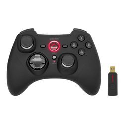 SPEEDLINK RAIT Gamepad - Wireless - for PC/PS3/Switch/OLED, rubber-black