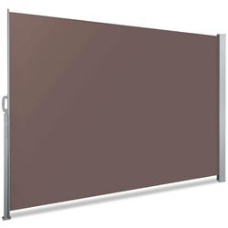 Seitenmarkise Ausziehbar, Sichtschutz 1.8x3M Braun