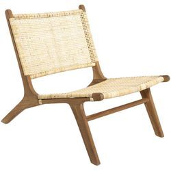 Sessel Timor - Teakholz und Rattan Atmosphera Créateur D'intérieur