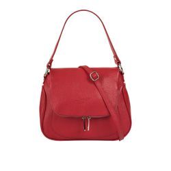 Samantha Look Umhängetasche Damen Leder, rot