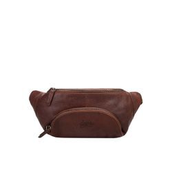 X-Zone Gürteltasche Damen Leder, cognac