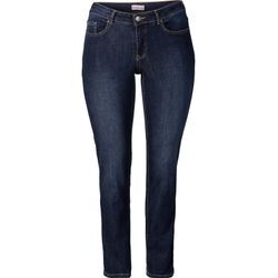 Schmale Stretch-Jeans KIRA, dark blue Denim, Gr.46