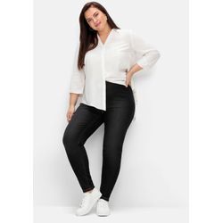 Jeggings in individueller Waschung, black Denim, Gr.46