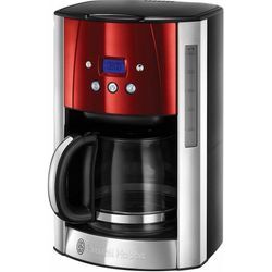 RUSSELL HOBBS Filterkaffeemaschine Luna Solar Red 23240-56, 1x4, rot|schwarz