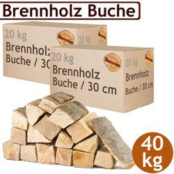 Flameup - Brennholz Kaminholz Holz 5 - 500 kg Für Ofen und Kamin Kaminofen Feuerschale Grill Buche Feuerholz Buchenholz Holzscheite Wood 30 cm