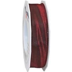 PRAESENT Seidenband 4642525-619 Burgunder 25 mm x 25 m 2 Stück