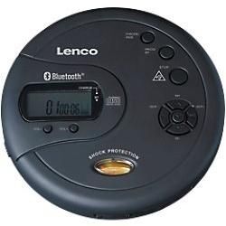 Lenco Tragbarer CD-Player CD-300SCHWARZ Schwarz