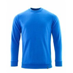 Sweatshirt crossover moderne Passform, Herren 20284 Gr. s azurblau - Mascot