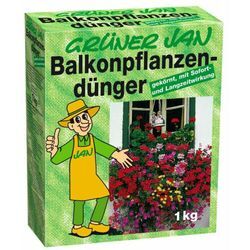 10x 1kg Grüner Jan Balkonpflanzendünger reiche Blütenbildung Blumen Zierpflanzen düngen