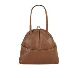 X-Zone Handtasche Damen Leder, cognac