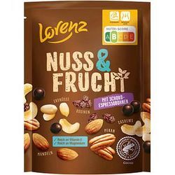 Lorenz Studentenfutter Nuss & Frucht mit Schoko-Espressobohnen 100,0 g