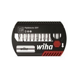 Wiha Bit-Set Flip Selector ZOT 13-teilig mit Gürtelclip Bits