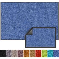 Karat - Schmutzfangmatte Rhine Cornflower Blue 90 x 600 cm - Blau