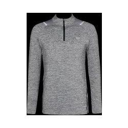 MP Herren Velocity 1/4 Reißverschluss Top — Charcoal Marl - M