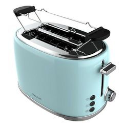 Cecotec - Vertikale Toaster Toast&Taste 1000 Retro Double Blue