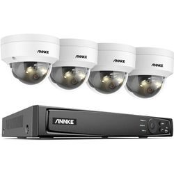 8CH 5MP Videoüberwachungssets PoE nvr x4 pcs 5MP 24/7 Farbsicherheitskameras Nachtsicht Überwachungskamera - Annke