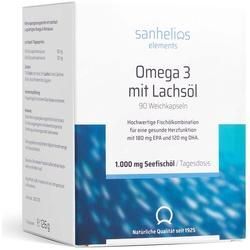 Sanhelios Omega-3 mit Lachsöl Kapseln 90 St