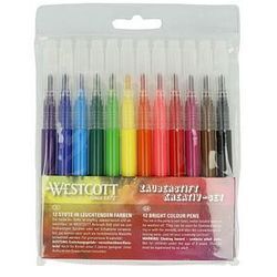 WESTCOTT Airbrush-Stifte farbsortiert, 12 St.