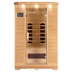 Home Deluxe - Infrarotkabine redsun m - 120 x 105 cm für 2 Personen Infrarotkabine Wärmekabine Infrarotsauna Sauna