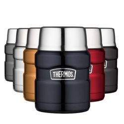 THERMOS Food Container King 0,47 L Thermo Behälter Isolierbehälter Essenbehälter Farbe: Cranberry