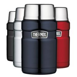 THERMOS Food Container King 0,7 L Thermo Behälter Isolierbehälter Essenbehälter Farbe: Stainless steel mat