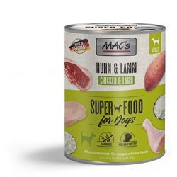 Macs Dog Hühnchen & Lamm 6 x 800g Dose Hundefutter nass