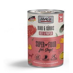 Macs Dog Rind & Kürbis 6 x 400g Dose Hundefutter