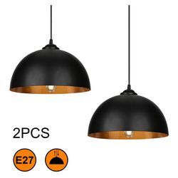 Swanew - 2x led Pendelleuchte Hänge-Leuchte Hängelampe Decken-Lampe Decke Beleuchtung