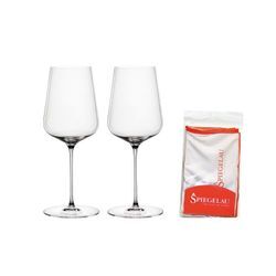 Spiegelau Universalgläser + Poliertuch Definition 550 ml 2er Set